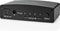 Nedis Digitale Audio-Switch - 4-wegs - Input: DC Power / 4x TosLink - Output: TosLink Female - Afstandsbediening / Drukknop / Manueel - Metaal - Zwart