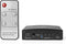 Nedis Digitale Audio-Switch - 4-wegs - Input: DC Power / 4x TosLink - Output: TosLink Female - Afstandsbediening / Drukknop / Manueel - Metaal - Zwart