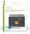 Nedis Digitale Audioconverter - 1-weg - Input: 1x Digital RCA / 1x TosLink - Output: 1x (2x RCA) / 1x 3,5 mm - Automatisch - Geïntegreerde versterker - Zwart