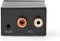 Nedis Digitale Audioconverter - 1-weg - Input: 1x Digital RCA / 1x TosLink - Output: 1x (2x RCA) / 1x 3,5 mm - Automatisch - Geïntegreerde versterker - Zwart