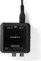 Nedis Digitale Audioconverter - 1-weg - Input: HDMI Input - Output: 2x (2x RCA Female) / 3.5 mm - Automatisch - Antraciet