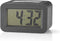 Nedis Digitale Bureau-Wekker - LCD met Achtergrondverlichting - 3.5 cm - Achtergrondverlichting - Snoozefunctie - Nee - Grijs / Wit