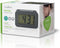 Nedis Digitale Bureau-Wekker - LCD met Achtergrondverlichting - 3.5 cm - Achtergrondverlichting - Snoozefunctie - Nee - Grijs / Wit