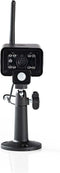 Nedis Digitale Draadloze Camera - 2.4 GHz - VGA - Binnen- en Buitenshuis - Nachtzicht: 5.00 m - Kijkhoek: 73 ° - Zwart - IP54