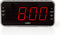 Nedis Digitale Wekkerradio - LED-Scherm - 1x 3,5 mm Audio-Input - Tijdprojectie - AM / FM - Snoozefunctie - Slaaptimer - Aantal alarmen: 2 - Zwart
