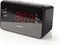 Nedis Digitale Wekkerradio - LED-Scherm - 1x 3,5 mm Audio-Input - Tijdprojectie - AM / FM - Snoozefunctie - Slaaptimer - Aantal alarmen: 2 - Zwart