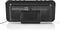 Nedis Digitale Wekkerradio - LED-Scherm - 1x 3,5 mm Audio-Input - Tijdprojectie - AM / FM - Snoozefunctie - Slaaptimer - Aantal alarmen: 2 - Zwart