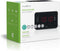 Nedis Digitale Wekkerradio - LED-Scherm - 1x 3,5 mm Audio-Input - Tijdprojectie - AM / FM - Snoozefunctie - Slaaptimer - Aantal alarmen: 2 - Zwart