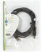 Nedis DIN-Audiokabel - DIN 5-Pins Male - DIN 5-Pins Male - Vernikkeld - 3.00 m - Rond - PVC - Zwart - Envelop