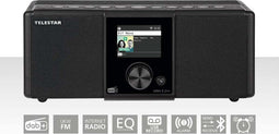 Nedis DIRA S21i+ EWF Multifunctionele Stereo Radio DAB+ / FM / Internet / Bluetooth Zwart