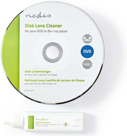 Nedis Disc Lensreiniger - Reinigingsschijf - 20 ml - Blu-ray-Speler / DVD-Speler