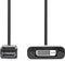 Nedis DisplayPort-Adapter - DisplayPort Male - DVI-D 24+1-Pins Female - 1080p@60Hz - Vernikkeld - Recht - 0.20 m - Rond - PVC - ABS - Zwart - Doos