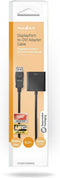 Nedis DisplayPort-Adapter - DisplayPort Male - DVI-D 24+1-Pins Female - 1080p@60Hz - Vernikkeld - Recht - 0.20 m - Rond - PVC - ABS - Zwart - Doos