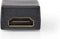 Nedis DisplayPort-Adapter - DisplayPort Male - HDMI Output - 4K@30Hz - Verguld - Recht - Rond - ABS - ABS - Antraciet - Doos