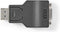 Nedis DisplayPort-Adapter - DisplayPort Male - VGA Female 15p - 1080p - Vernikkeld - Recht - Rond - ABS - ABS - Zwart - Doos