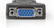 Nedis DisplayPort-Adapter - DisplayPort Male - VGA Female 15p - 1080p - Vernikkeld - Recht - Rond - ABS - ABS - Zwart - Doos