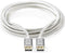 Nedis DisplayPort-Kabel - DisplayPort Male - DisplayPort Male - 8K@60Hz - Verguld - 2.00 m - Rond - Gevlochten - Zilver - Cover Window Box