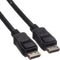 Nedis DisplayPort-Kabel - DisplayPort Male - DisplayPort Male - 8K@60Hz - Vernikkeld - 2.00 m - Rond - PVC - Zwart - Doos