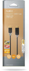 Nedis DisplayPort-Kabel - DisplayPort Male - HDMI Connector - 4K@30Hz - Verguld - 1.00 m - Rond - PVC - Antraciet - Doos