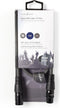 Nedis DMX-Adapterkabel - XLR 3-Pins Male - XLR 3-Pins Female - Vernikkeld - 0.50 m - Rond - PVC - Donkergrijs - Kartonnen Sleeve