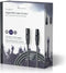 Nedis DMX-Adapterkabel - XLR 3-Pins Male - XLR 3-Pins Female - Vernikkeld - 15.0 m - Rond - PVC - Donkergrijs - Gift Box