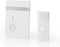 Nedis Draadloze Deurbelset - Batterij Gevoed - 3 V DC - 1x CR2032 - Volume: 80 dB - Signaalbereik: 300 m - IP44 - 36 Melodiën - 1 Ontvanger - Wit