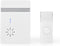 Nedis Draadloze Deurbelset - Batterij Gevoed - 3 V DC - 1x CR2032 - Volume: 80 dB - Signaalbereik: 300 m - IP44 - 36 Melodiën - 1 Ontvanger - Wit