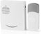 Nedis Draadloze Deurbelset - Batterij Gevoed - 3 V DC - 1x CR2032 - Volume: 80 dB - Signaalbereik: 300 m - IP44 - 36 Melodiën - 1 Ontvanger - Grijs / Wit