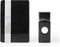 Nedis Draadloze Deurbelset - Netvoeding - 220 - 240 V AC 50 Hz - 1x CR2032 - Volume: 80 dB - Signaalbereik: 300 m - IP44 - Instelbaar volume - 36 Melodiën - 1 Ontvanger - Zwart