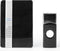 Nedis Draadloze Deurbelset - Netvoeding - 220 - 240 V AC 50 Hz - 1x CR2032 - Volume: 80 dB - Signaalbereik: 300 m - IP44 - Instelbaar volume - 36 Melodiën - 1 Ontvanger - Zwart