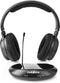 Nedis Draadloze TV-Koptelefoon - RF - On-Ear - Maximale batterijduur: 11 uur - 100 m - Digitale Audio - Laadstation - Zwart