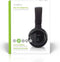 Nedis Draadloze TV-Koptelefoon - RF - On-Ear - Maximale batterijduur: 11 uur - 100 m - Digitale Audio - Laadstation - Zwart