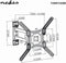Nedis Draai- en Kantelbare TV-Muurbeugel - 23 - 55