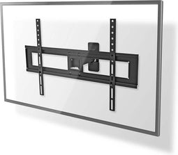 Nedis Draai- en Kantelbare TV-Muurbeugel - 37 - 70 " - Maximaal schermgewicht: 35 kg - Kantelbaar - Draaibaar - Minimale muurafstand: 79 mm - Maximale muurafstand: 220 mm - 2 Draaipunt(en) - ABS / Staal