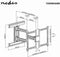 Nedis Draai- en Kantelbare TV-Muurbeugel - 37 - 80