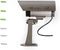 Nedis Dummy Beveiligingscamera - Bullet - IP44 - Batterij Gevoed - Buiten - Inclusief muurbeugel - Grijs