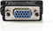 Nedis DVI-Adapter - DVI-I 24+5-Pin Male - VGA Female 15p - Vernikkeld - Recht - PVC - Zwart - Doos