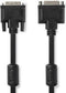 Nedis DVI-Kabel - DVI-I 24+5-Pin Male - DVI-I 24+5-Pins Female - 2560x1600 - Vernikkeld - 2.00 m - Recht - PVC - Zwart - Polybag