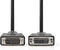 Nedis DVI-Kabel - DVI-I 24+5-Pin Male - DVI-I 24+5-Pins Female - 2560x1600 - Vernikkeld - 2.00 m - Recht - PVC - Zwart - Polybag