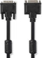 Nedis DVI-Kabel - DVI-I 24+5-Pin Male - DVI-I 24+5-Pins Female - 2560x1600 - Vernikkeld - 2.00 m - Recht - PVC - Zwart - Polybag