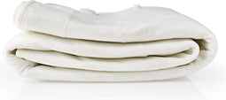 Nedis Elektrische Deken - Onderdeken - 2 Personen - 160 x 140 cm - 3 Warmte Standen - Wasmachinebestendig - Oververhittingsbeveiliging - Polyester