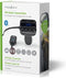 Nedis FM-Audiotransmitter voor Auto - Gefixeerd - Handsfree bellen - 0.8 " - LED-Scherm - Bluetooth - QC 3.0 / 5.0 V DC / 1.0 A - Snelladen - Google Assistant / Siri - Zwart
