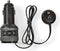 Nedis FM-Audiotransmitter voor Auto - Gefixeerd - Handsfree bellen - 0.8 " - LED-Scherm - Bluetooth - QC 3.0 / 5.0 V DC / 1.0 A - Snelladen - Google Assistant / Siri - Zwart