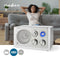 Nedis FM-Radio - Tafelmodel - FM - Netvoeding - Analoog - 15 W - IP20 - Wit