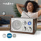 Nedis FM-Radio - Tafelmodel - FM - Netvoeding - Analoog - 15 W - IP20 - Bruin