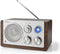 Nedis FM-Radio - Tafelmodel - FM - Netvoeding - Analoog - 15 W - IP20 - Bruin
