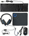 Nedis Gaming Combo Kit - 5-in-1 - Toetsenbord, Koptelefoon, Muis en Muismat - Zwart - QWERTY - Scandinavisch