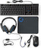 Nedis Gaming Combo Kit - 5-in-1 - Toetsenbord, Koptelefoon, Muis en Muismat - Zwart - QWERTZ - Duits