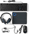 Nedis Gaming Combo Kit - 5-in-1 - Toetsenbord, Koptelefoon, Muis en Muismat - Zwart - AZERTY - Frans