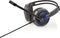 Nedis Gaming Headset - Over-Ear - Stereo - 2x 3.5 mm - Inklapbare Microfoon - 2.20 m - Zonder Verlichting